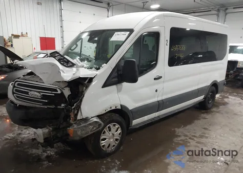 2016 Ford Transit-350 Xlt z USA, uszkodzony, nr VIN 1FBAX2CM0GKA93826